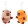 Adorable Capybara Plush Keychain Soft And Cute Cross-border Bag Charm
