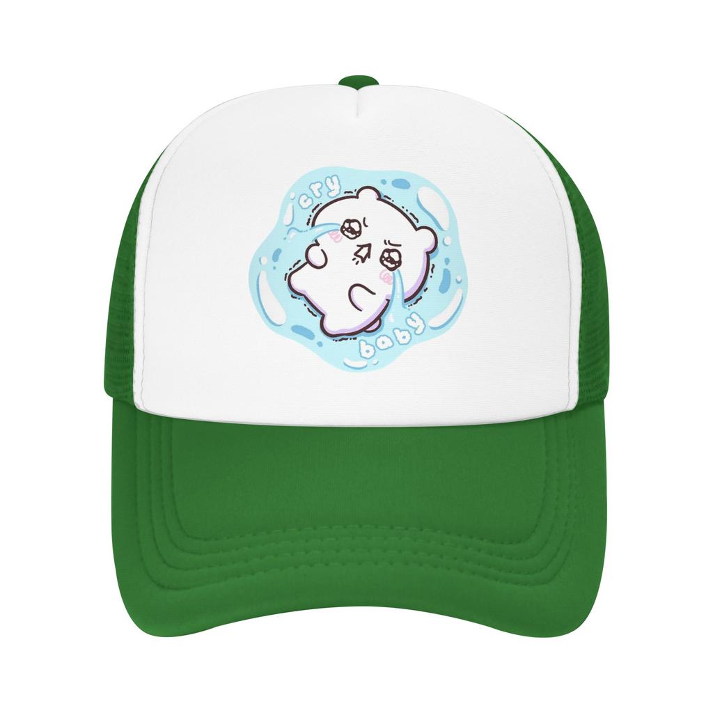 Adult Chiikawas Cryba Trucker Hat Fashion Mesh Baseball Caps Snapback Caps Dad Hat Sun Caps Adjustable Trucker Cap Summer