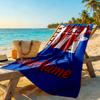 Atletico Madrid Customized Name Beach Towel Super Soft Microfiber Quickdry Fabric Suitable for Swimming Gym Camping Yoga Vacation