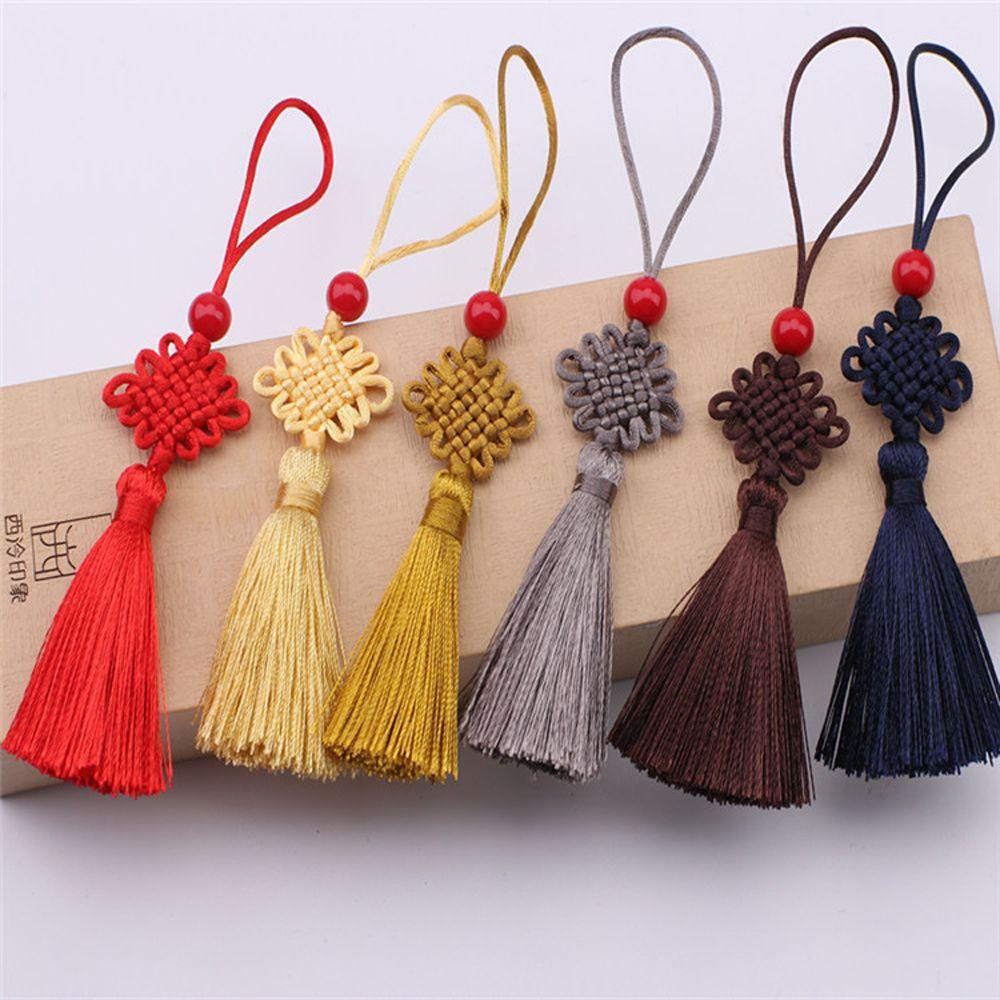 Ornaments Chinese Knot Silk Tassel Pendant Chinese Knot Pendant Curtain Charms Tassel DIY Craft