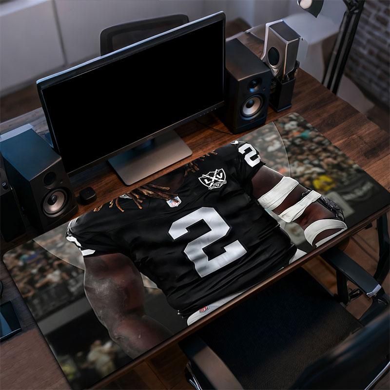 Ashton Jeanty Mouse Pad, Large Gaming Desk Mat, Non-slip XXL Mousepad for Laptop & Tablet, Mini PC Playmat with Stitched Edges