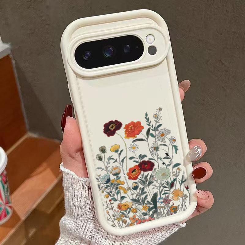 Защитный чехол «Ретро цветы» для Google Pixel 9 Pro XL - Чехол 8A в 7 шагов