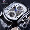 Men's Fashion Casual Hollow Mechanical Movement Automatic Mechanical Watch SLZe118