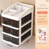 Настольный ящик для косметики, ящик для хранения косметики, футляр для косметики, держатель для кистей, помада, средства по уходу за кожей, органайзер для столов для макияжа