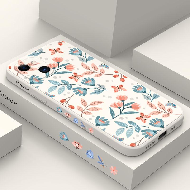 Романтичный Сад Чехол для Телефона Для iPhone 17 17 Air 16 15 14 13 12 11 Pro Max Mini X XR XS MAX Чехол