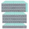 Alphabet Stamps Clickable - Connectable American Typewriter Font Uppercase, Lowercase & Numbers 87 Pc Medium Size