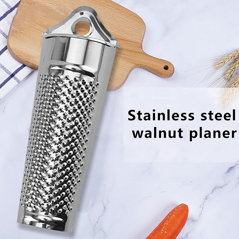 1шт универсальная ручная терка из нержавеющей стали с мускатным орехом, цедрой, имбирем