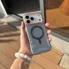 Матовый магнитный чехол для iPhone 17 17Pro 17 Pro Max Для Magsafe Беспроводная зарядка Матовая металлическая рамка для камеры Кнопки Задняя крышка