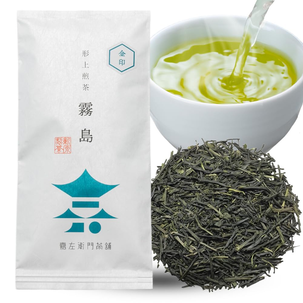 Refreshing elegant aroma Sencha tea leaves Kataage Kirishima Gold Seal (100g x 1 bag)) Kagoshima Japanese green lightly steamed domestic premium