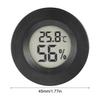 Mini Hygrometer Thermometer Digital LCD Monitor Celsius Meter Humidity Meter Indoor Room Round Humidor Hygrometer