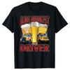 Professional Drunk Driver T Shirt Drinking and Driving Hand Me My Keys Alcohol Beer Funny Offensive Party Unisex Loose Clothing