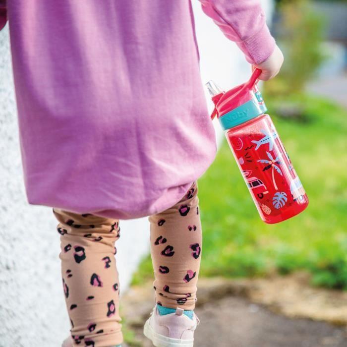 Lot De 2 Gourdes - NUBY - Super Quench - 540 Ml - Rose