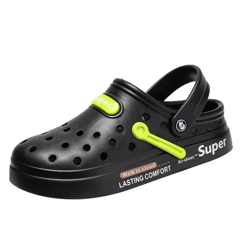 Мода 2024 года, летние мужские и женские модные тапочки, подходящие по цвету пары, универсальные мягкие сандалии для отдыха на пляже, повседневная обувь