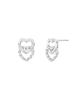 Серьги-сердечки Stonehenge Silver Sc26A35E