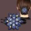 Fashion Flower Large Clip Mom Hair Accessories Hair Clips Simple Rhinestone Diamond Plate Hair Duckbill Clip