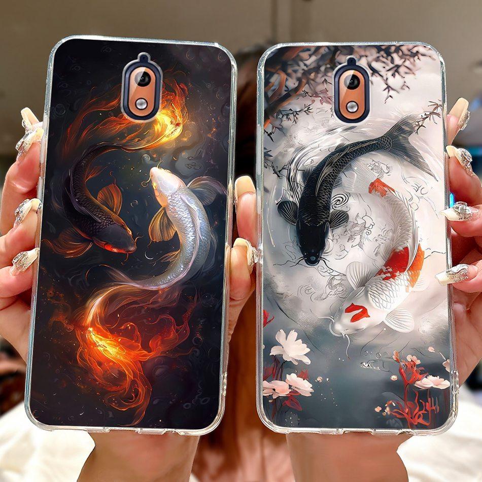 Для Nokia 3.1 Nokia3 Крутой Чехол для Телефона с Рисунком Дракона и Тигра Для Nokia 3 Nokia3.1 Мягкие Силиконовые TPU Чехлы