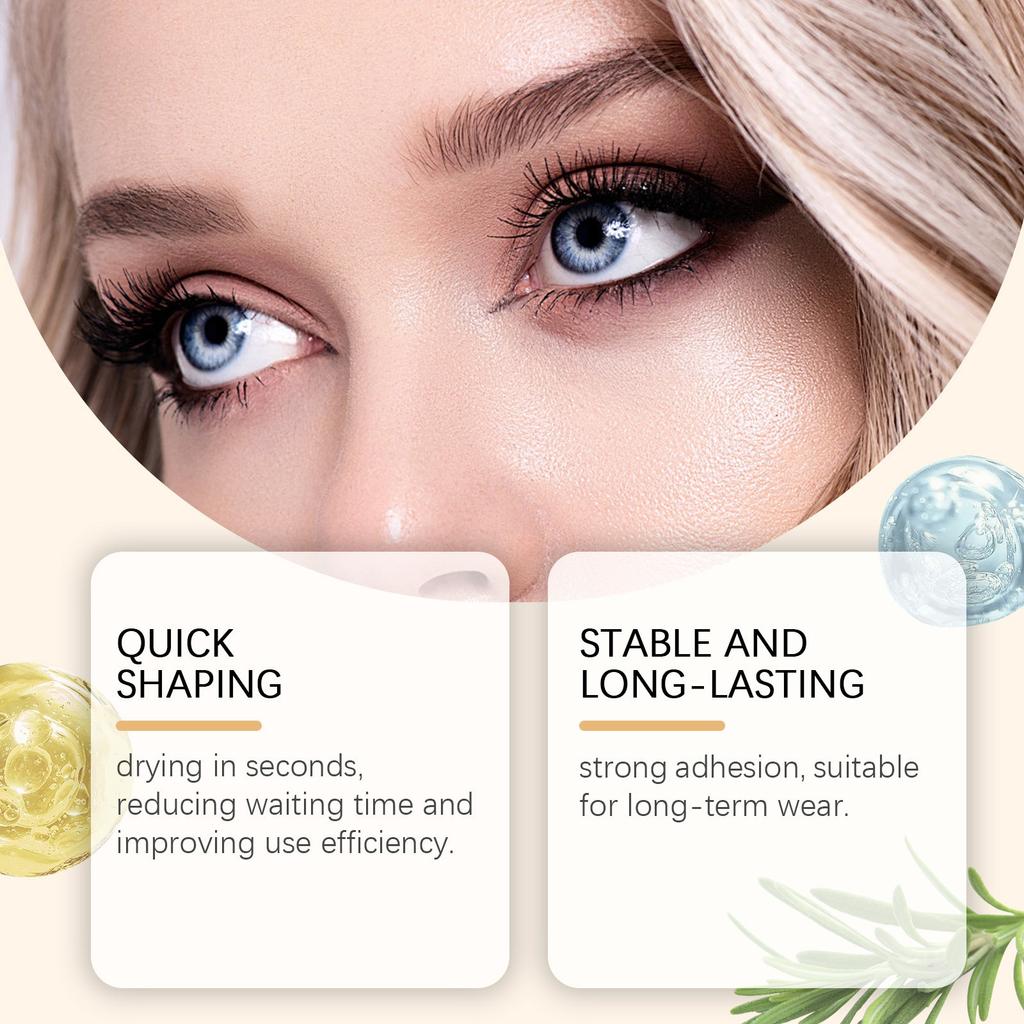 Ultra-strong Eyelash Glue Dries In Seconds And Maintains Long-lasting Adhesion For Various Types Of Eyelash Extensions 5ML