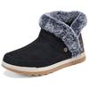 Skechers Bobs Обувь Удобные Универсальные Короткие Снегоступы Женские ботинки Черный 114534-BLK