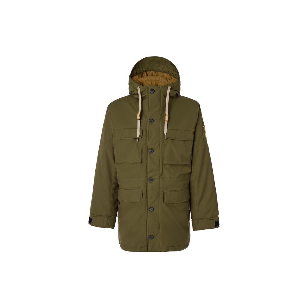 Timberland Однотонный повседневный пуховик с капюшоном и длинными рукавами, мужская верхняя одежда, зеленый цвет A6959-302