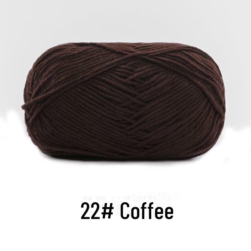 4-х ниточная пряжа из гребенного хлопка для кукол ручной работы, 40 г молочного хлопка, набор материалов для кукол своими руками