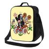 Cartoon Happy Mole Insulated Lunch Bags Krtek Little Maulwurf Portable Thermal Cooler Food Lunch Box Outdoor Camping Travel