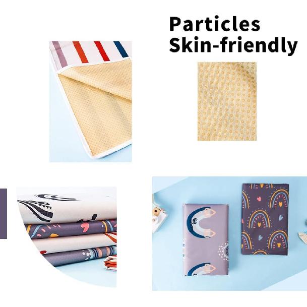 Baby Splat Mat for Under High Chair - WWaterproof and Washable Eating Mat for Toddlers&Kids, Portable Play Mat and Table Cloth 43 Inch (Rainbow