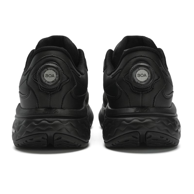 Fila BOA NUVOLE 2 Устойчивые к истиранию Низкие Беговые кроссовки Мужские Черные A12M511120FBK