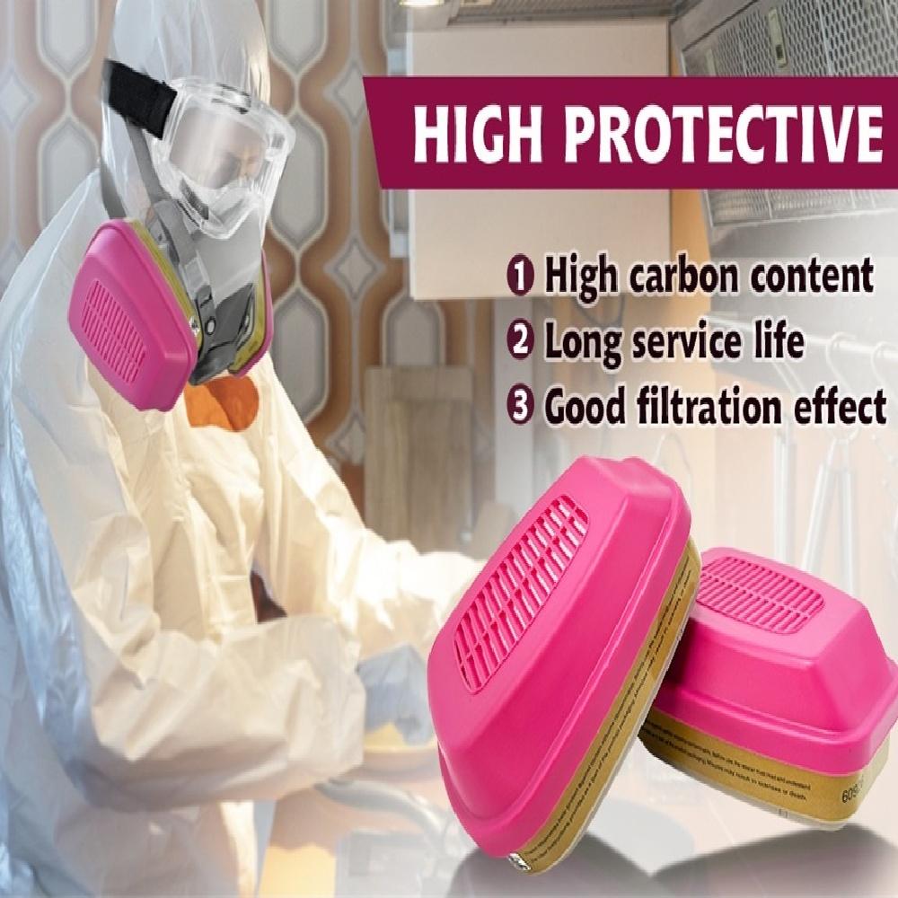 60926 Сменные фильтры для респиратора, Химические фильтры от органических паров, Совместимые с респираторами 6200, 6800, 7502, 7503