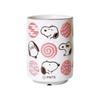 PEANUTS Snoopy Microwave and Dishwasher Japanese Made In Product 631102 Teacup, Approx. 270ml, Safe, Pattern, Pink, Japan, Number
