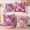 Poyoroid Pillow Covers Cartoon Sofa Decorative Home Double-sided Printing Short Plush Cute Cushion Cover