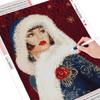 Алмазная вышивка Красота 5d Алмазная картина Вышивка крестом Полный круглый бриллиант Мозаика