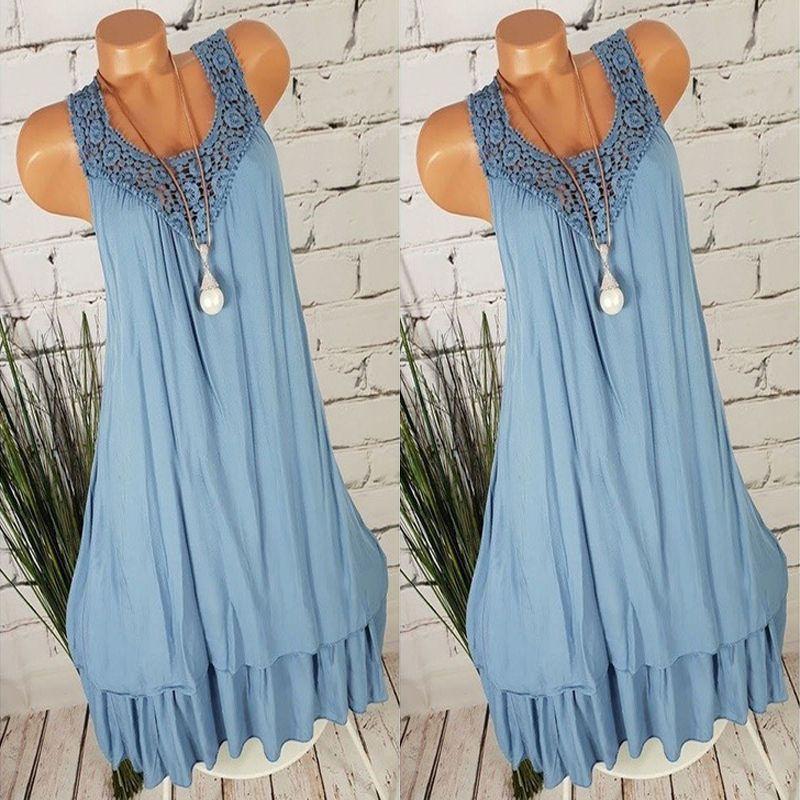 Womens Plus Size Summer Sleeveless Loose Vest Tops Blouse With Timeless Design