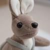 Adorable Plush Kangaroo Keychain Doll With Cute Design For Couples And Collectors