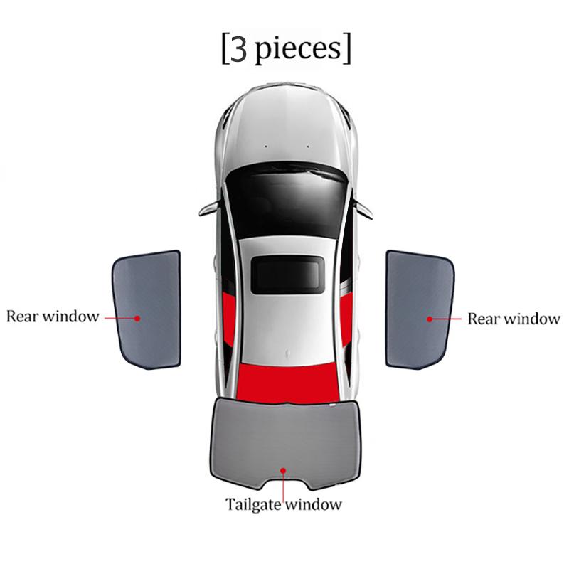 For Volkswagen VW GOLF 7 Variant 2012-2020 Magnetic Car Sunshade Visor Front Windshield Frame Curtain Rear Side Window Sun