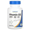 Vitamin D3, 1,000 Iu, 240 Softgels