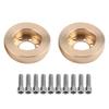 CNC Machining Brass Internal Counterweight for 1.92.2 RC Crawler Car Wheel Hub
