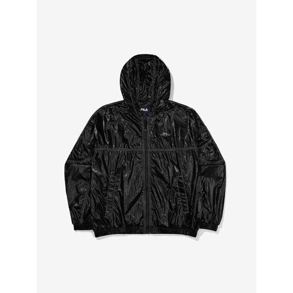 Fila Ветровка с капюшоном, глянцевая