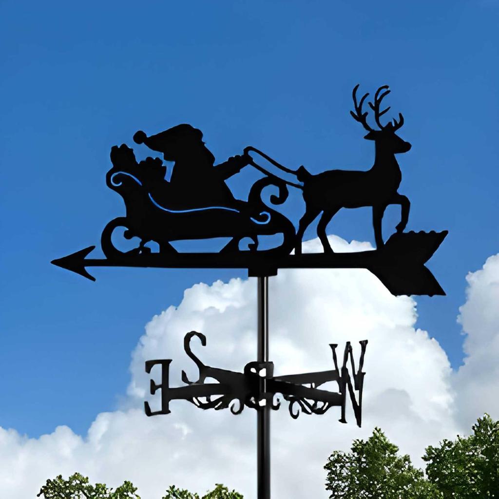 Декоративный железный флюгер - наружное украшение для металлической крыши