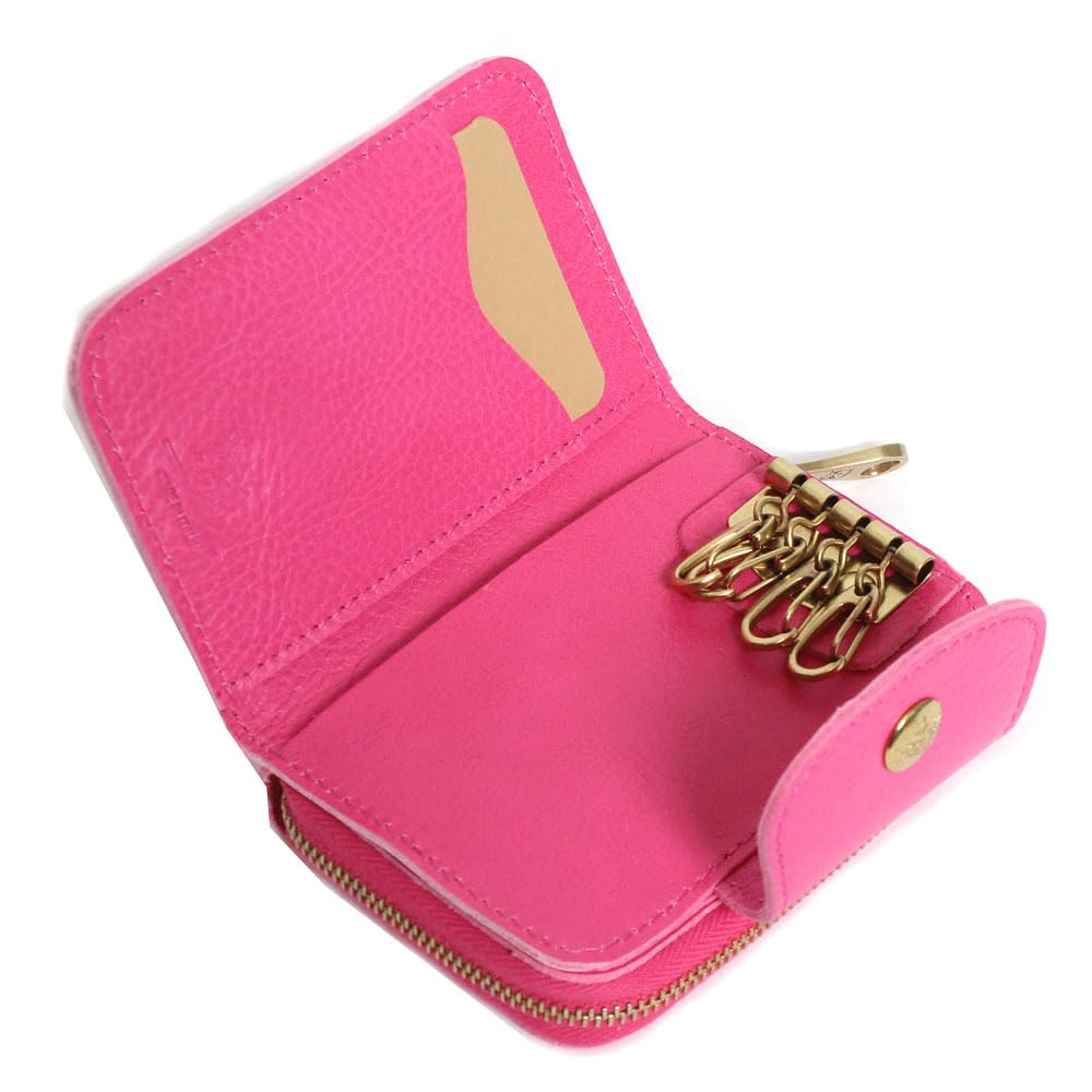 IL BISONTE 4 ключница визитница монетница SSW013 PV0005 PK213 РОЗОВЫЙ [товар]