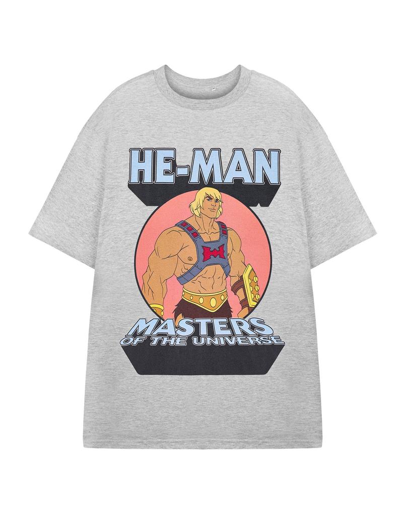 Masters of the Universe Short Sleeved TShirt Unisexs Grey Marl Official Merch
