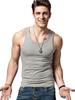 Новая мужская спортивная майка разных цветов: Трендовый фитнес-жилет и базовый слой для весны/лета