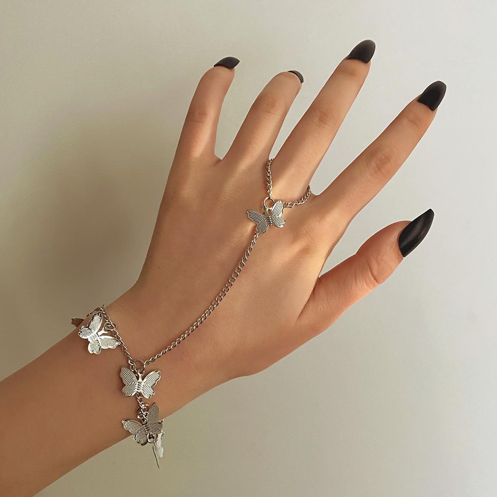 Women's Bracelet Butterfly Combination Suit Elegant Party Temperament