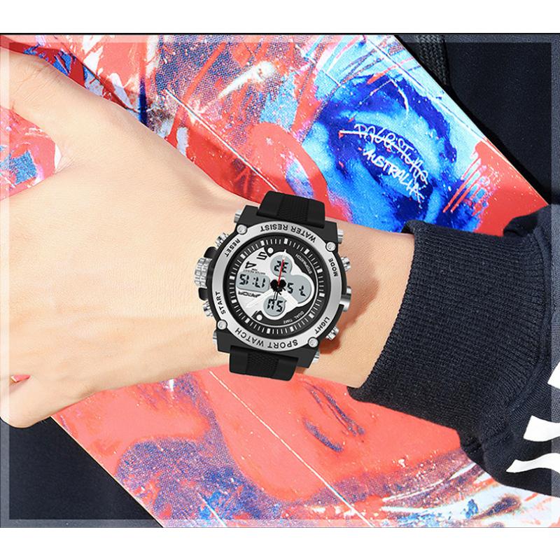 SANDA New Multifunctional Fashion Trend Sports Outdoor Multifunctional Electronic Watch