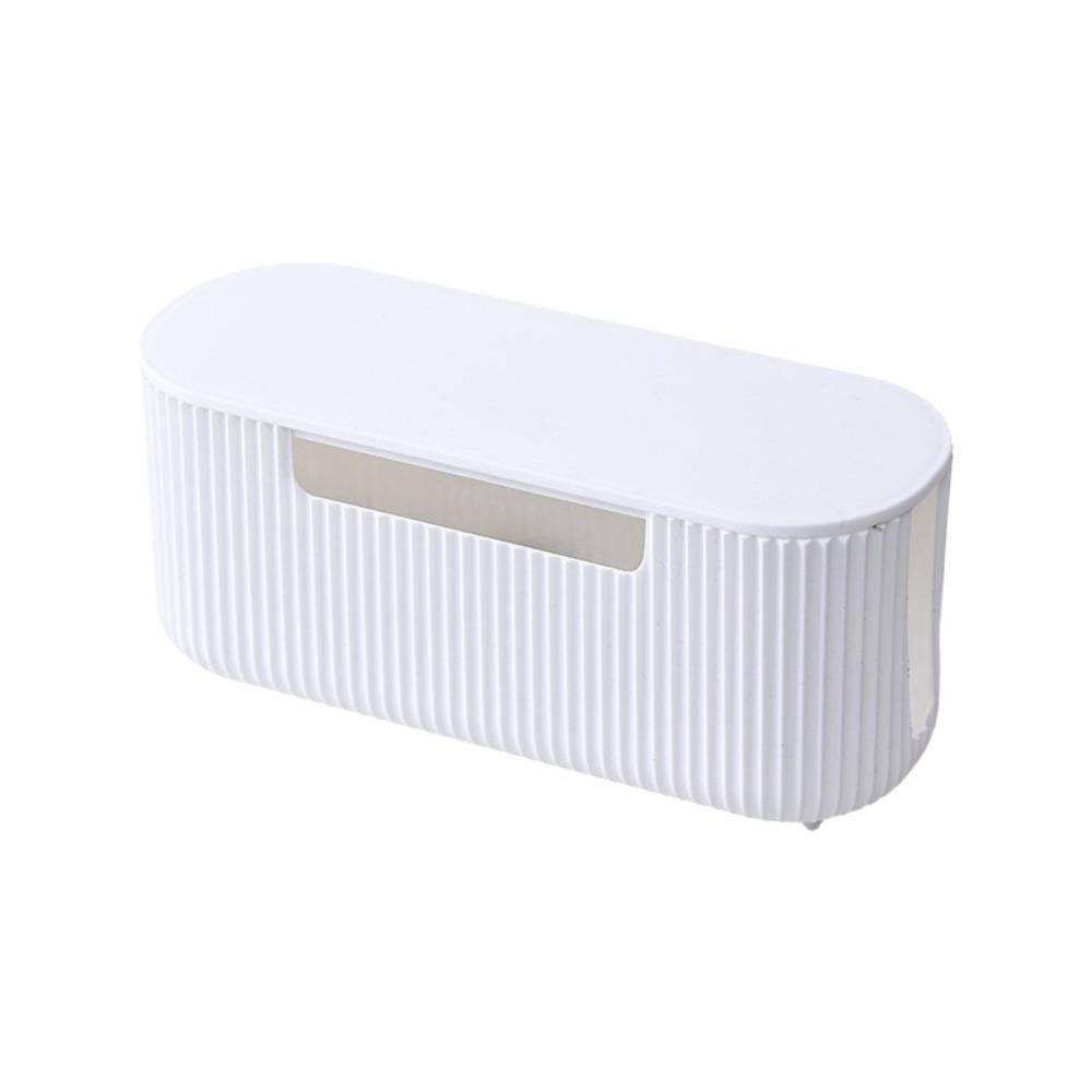 Dustproof Cable Storage Box Multi-Functional Portable Power Strip Storage Box With Lid Breathable Socket Storage Box Desktop