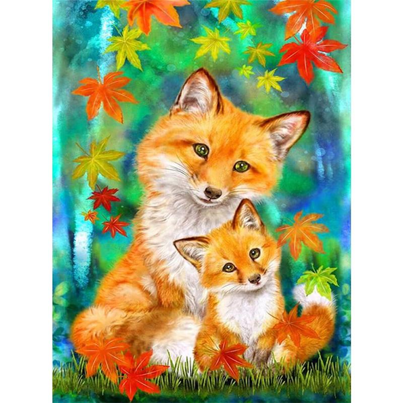 DIY алмазная живопись милые маленькие животные набор для вышивки крестом мозаика искусство алмазная живопись полный круг/квадратный алмаз украшение дома