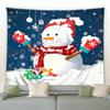 Christmas Cartoon Naughty Snowman Tapestry Living Room Sofa Home Decoration Christmas Gift