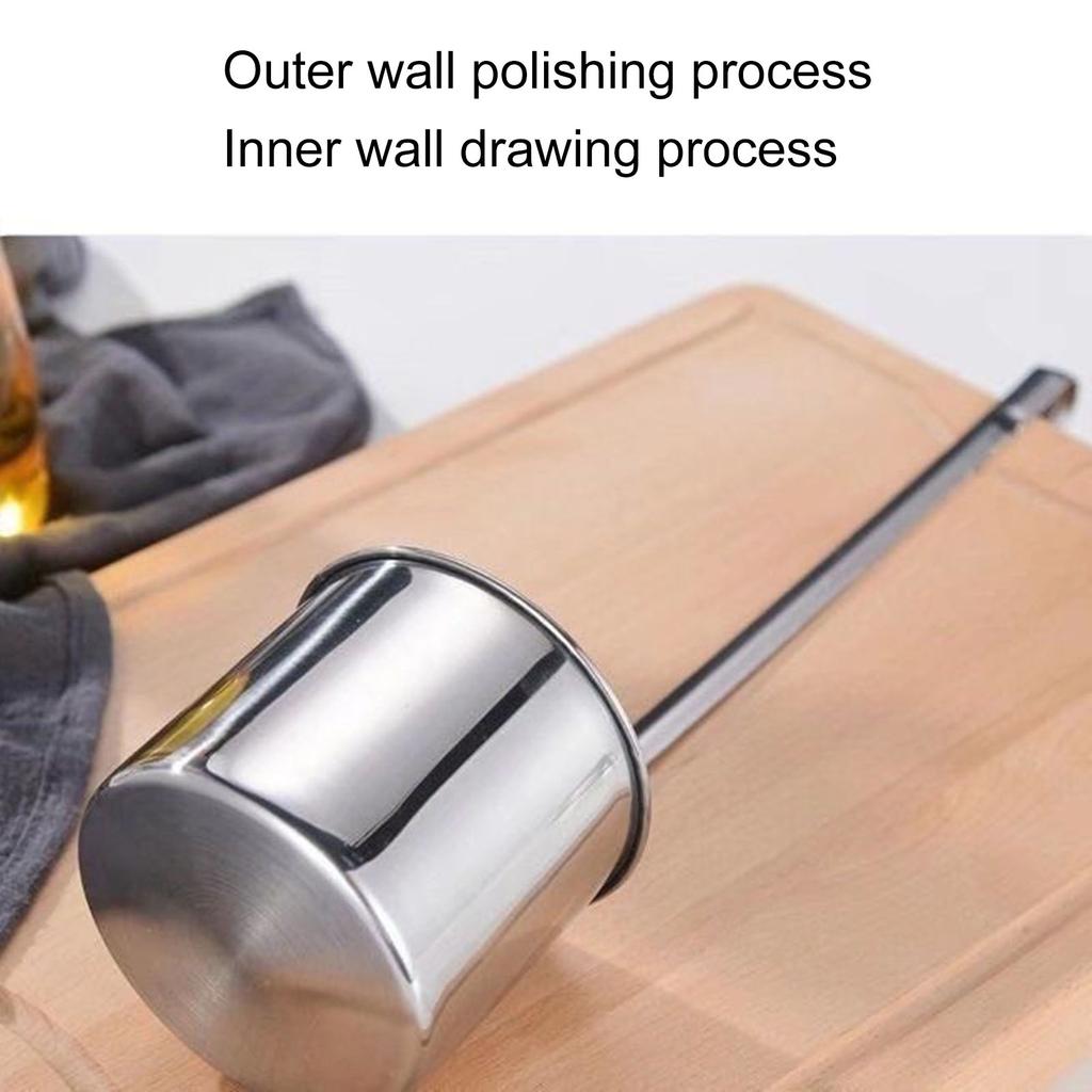 304 нержавеющая сталь винный черпак портативный винный черпак ложка для путешествий на открытом воздухе практичная мерная ложка для розлива пива