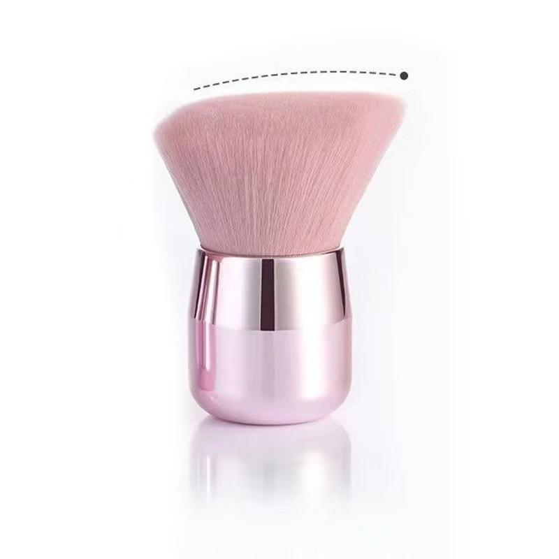 Mushroom Head Loose Powder Brush Full Set Large Honey Powder Blush Brush Beauty Tool Soft Hair Makeup Brush Pink Setting Brush
