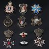 Новая Винтажная Металлическая Значок Брошь-Булавка Британская Корона Ретро Щит Медаль Джинсовые Булавки для Аксессуаров Рюкзака