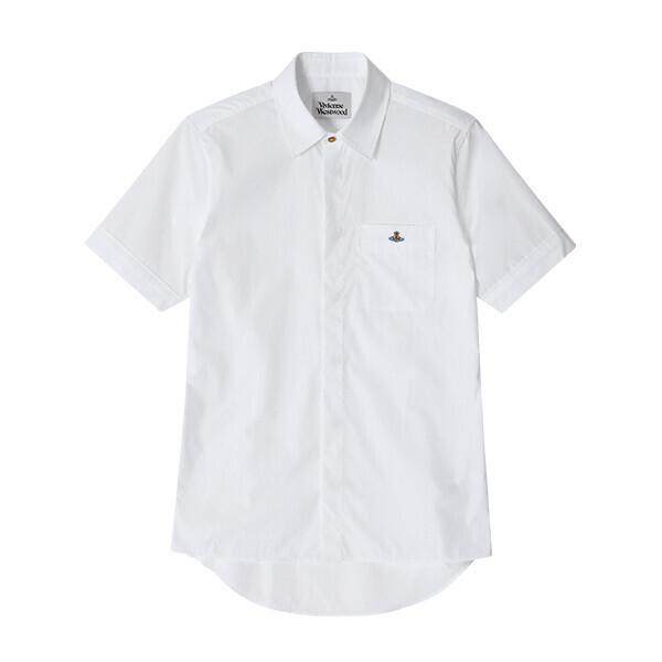 Vivienne WeStwood Men S Orb Logo claSSic Short Sleeve Shirt A401